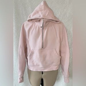 Lululemon Athletica Oversized Scuba Half Zip Hoodie - Meadowsweet pink